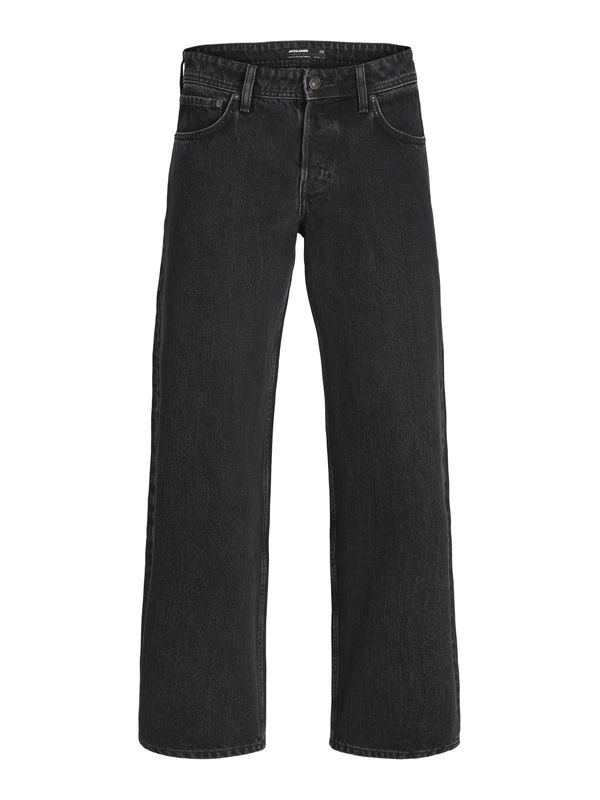 JACK & JONES Eddie Original CJ 275 Male Loose Fit Jeans, Black Denim, 33 W/34 L