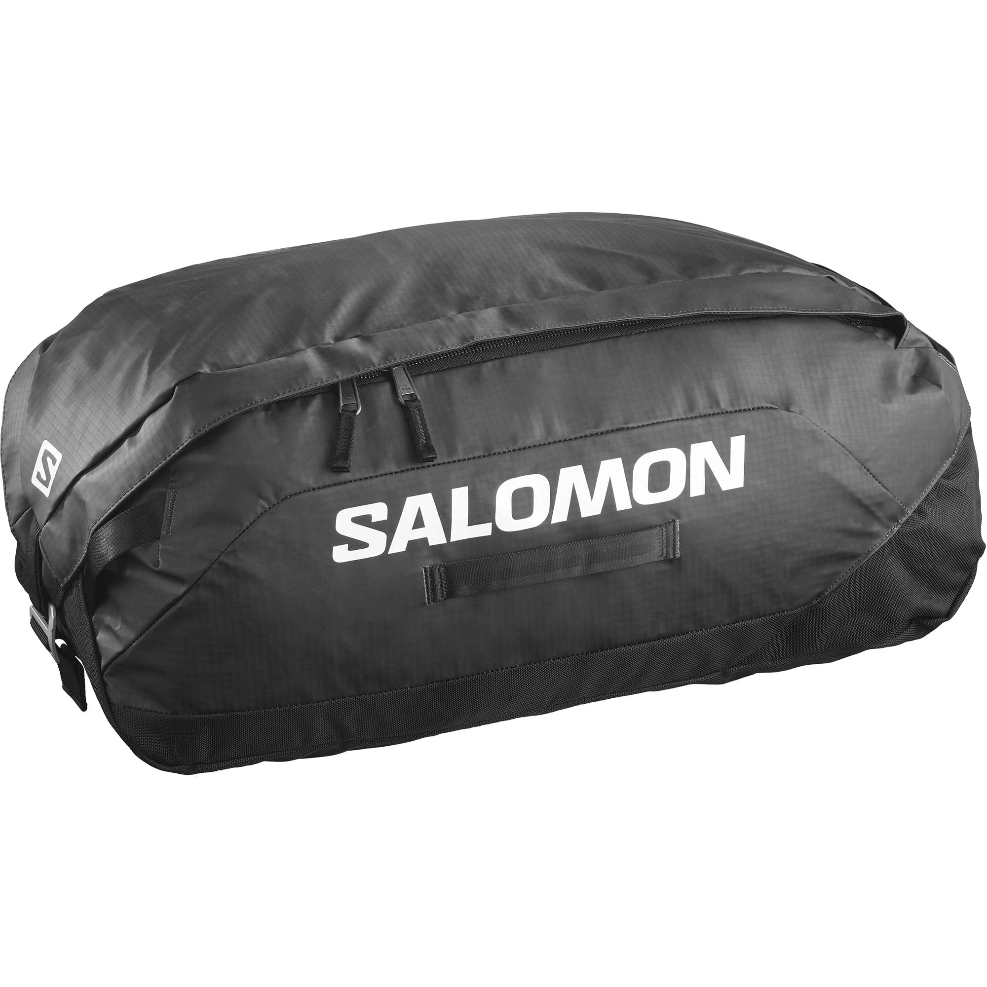 Salomon Duffel 45 Unisex Travel Bag, Easy access, Practical design, Ultra durable materials, Black