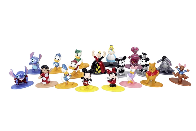 Jada Disney Wave 1 Pop Culture Collectible 1.65 Inch Figure Multipack - For Fans & Collectors Aged 8+