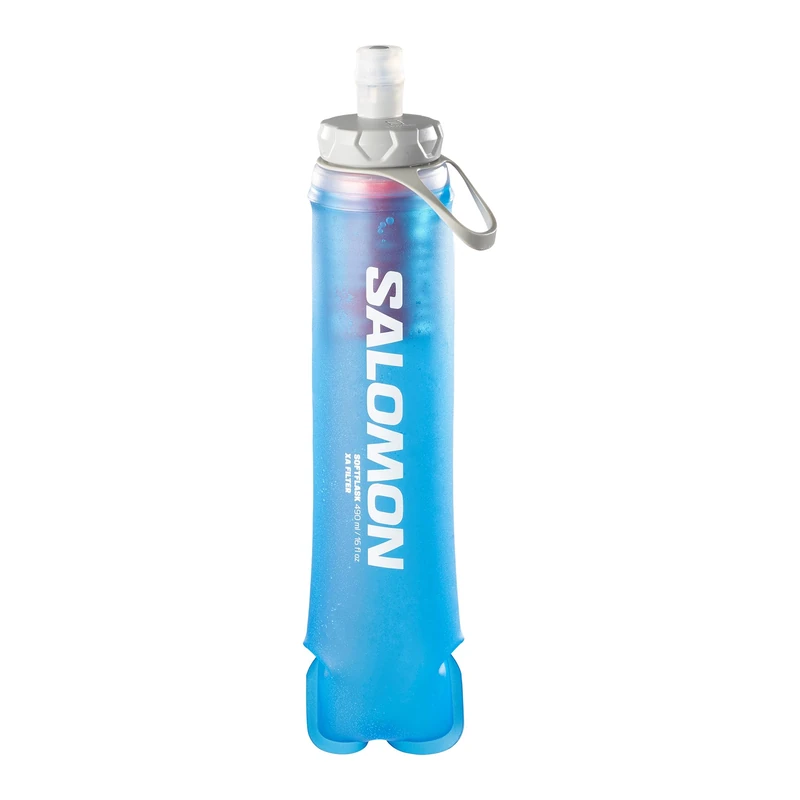 Salomon SOFT FLASK XA FILTER 490ml/16oz 42 - Lightweight, Quick to Use, High-Flow Valve, Wide Cap, Bacteria Filter for Safe Hydration on Ultra Trails - Image 1