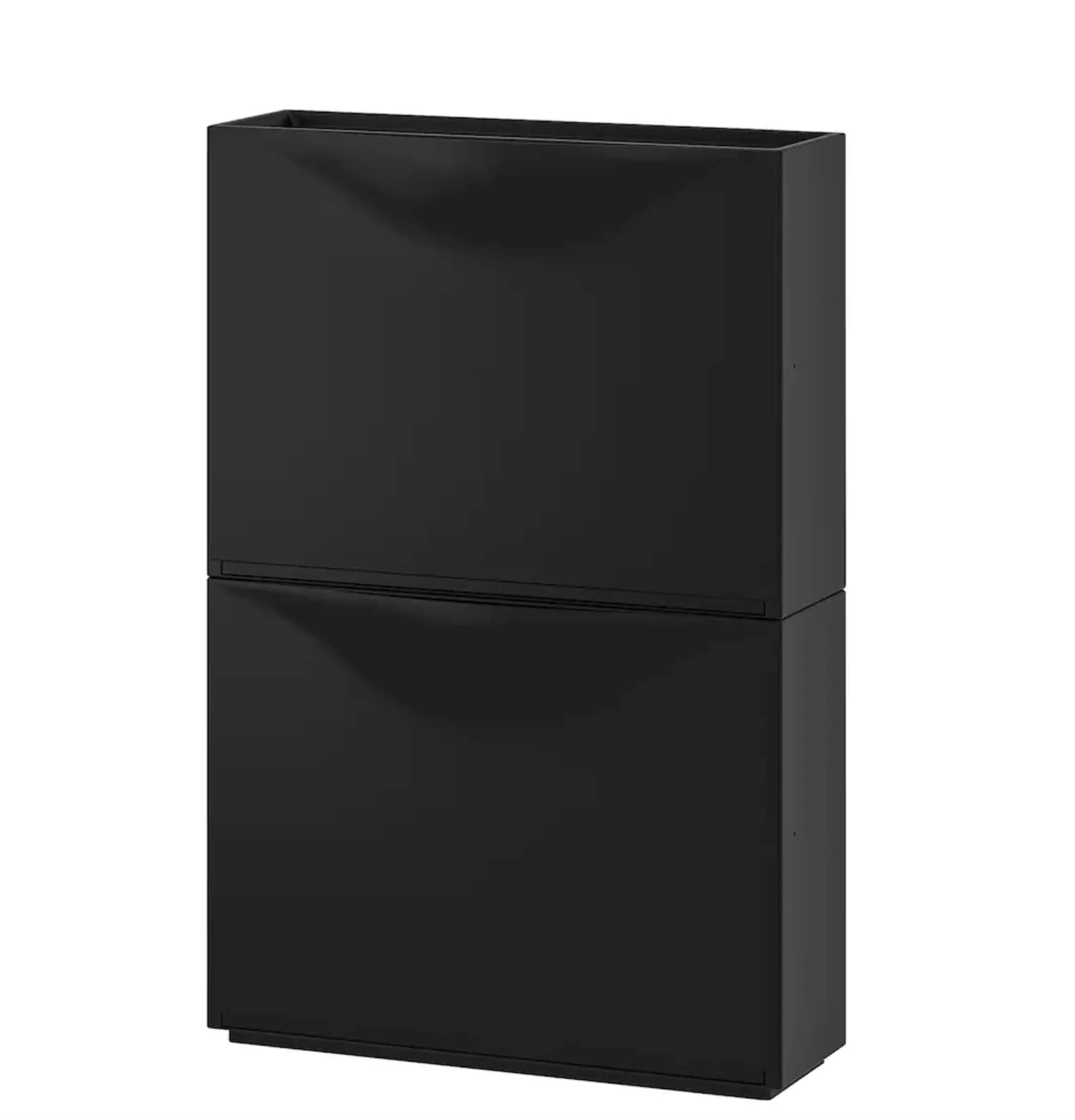 IKEA Trones Shoe Cabinet/Storage 20 1/2x7 1/8x15 3/8'' 2 Pack, Black, 18X52X39