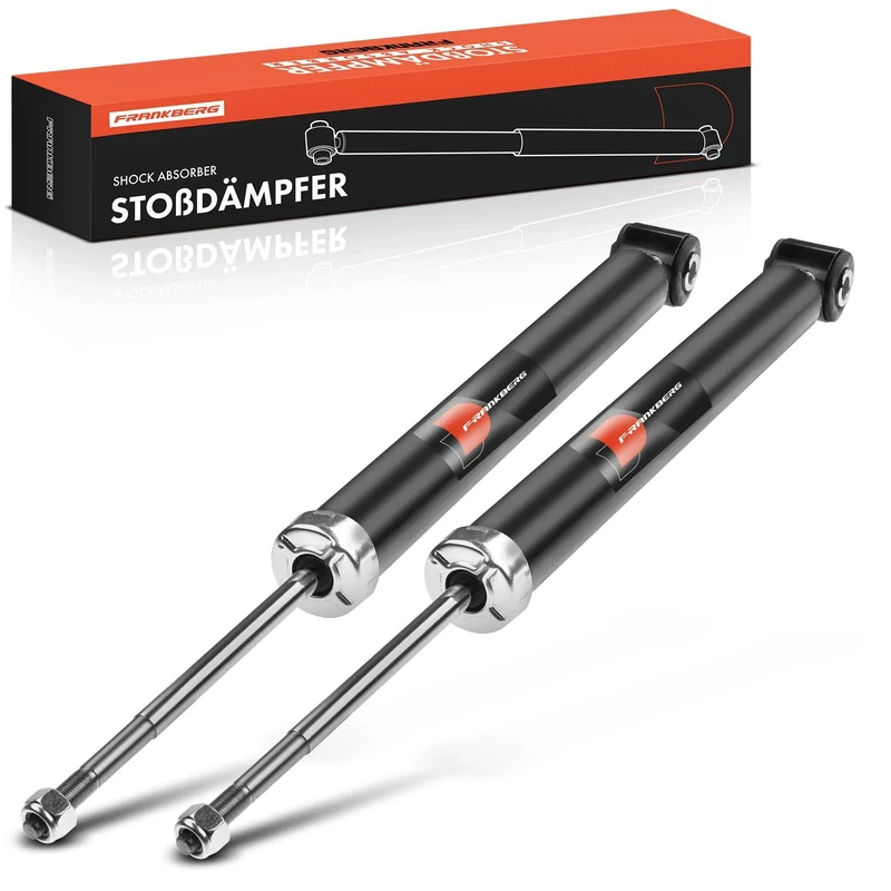 Frankberg 2x Shock Absorber Strut Rear Left Right 597mm Gas pressure Compatible with 3 Series Compact E46 3 Series Touring E46 3 Series E46 Replace# 343352,556882