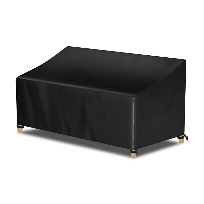 AWNIC 2 Seater 420D Outdoor Sofa Cover Waterproof, Garden Set Sofa Cover, Patio Furniture Cover 160 x 85 x 71 cm