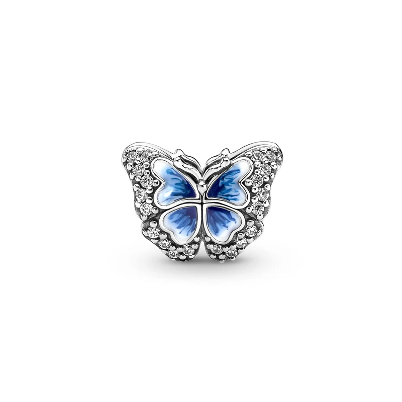 Pandora Blue Butterfly Sparkling Charm 790761C01