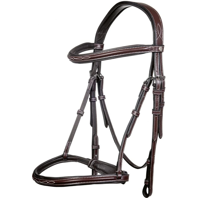 HKM Hunter Equestrian Bridles Brown Warmblut - Image 1