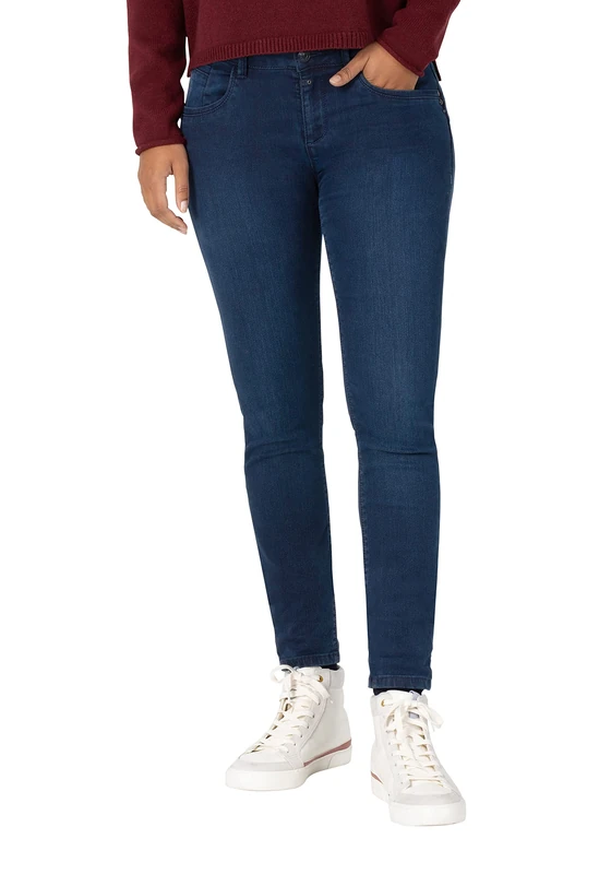 Timezone Women's Tight Sanyatz Jeans, Admiral Blue Wash, 27W x 28L