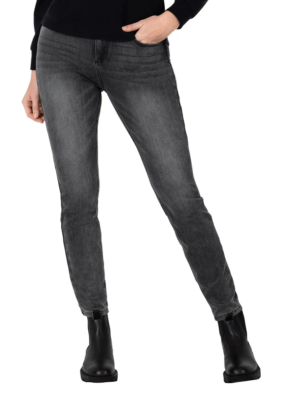Timezone Women's Tight Aleenatz Shape Jeans, Vulcano Grey Wash, 32W x 32L