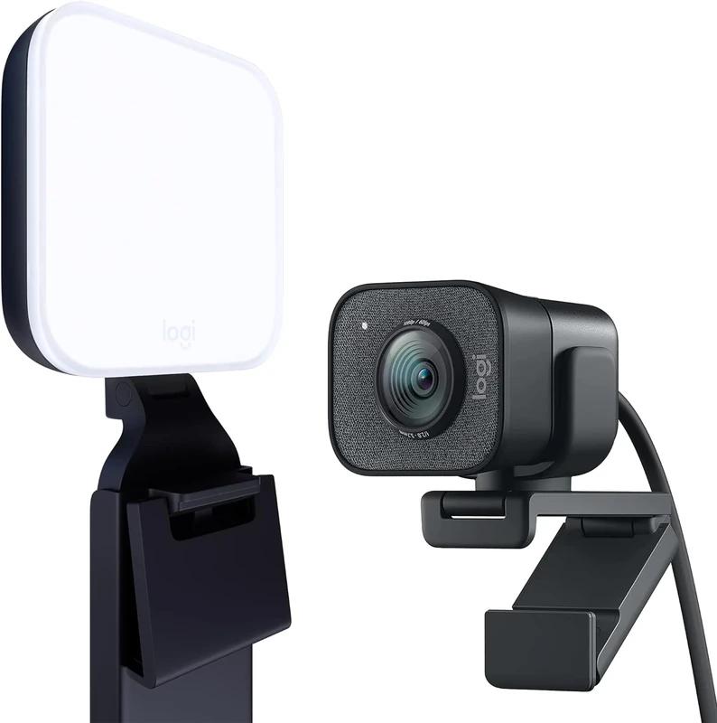 Logitech for Creators Litra Glow + StreamCam - The ultimate solution to look great on camera, fast - Black