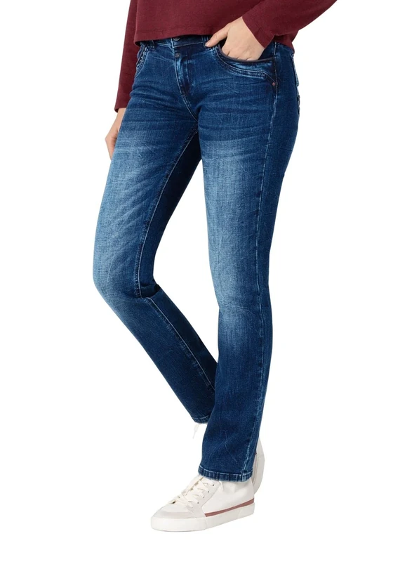 Timezone Women's Slim Tahilatz Jeans, Lush Blue Wash, 30W x 32L