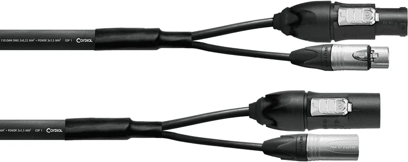 CORDIAL Cables Lighting/DMX Hybrid Cable 5-Pin - 2.5 mm²