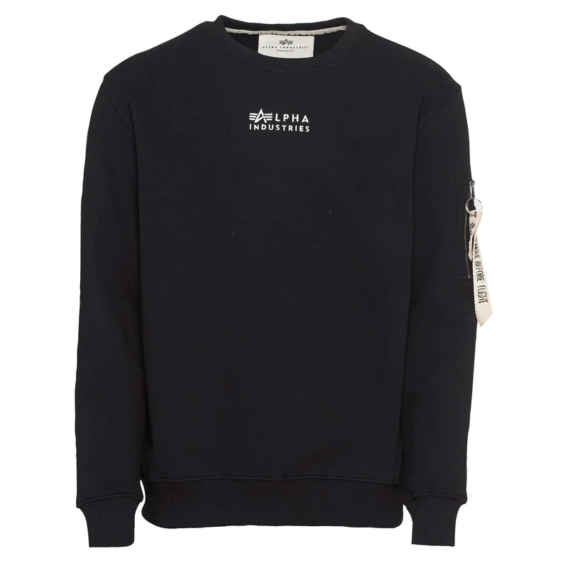Alpha Industries Organics EMB Sweatshirt for Men Organic Black