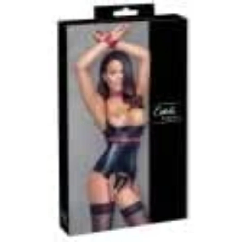 Cottelli Bondage Suspender Shirt-26328701051 Black XL