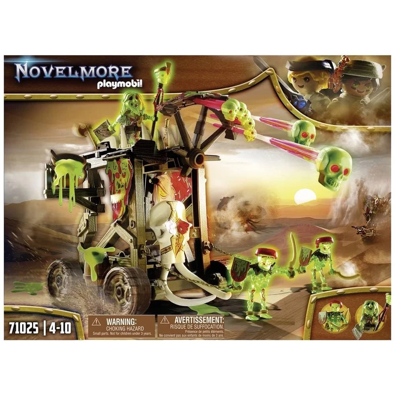 Playmobil Novelmore 71025 Sal'ahari Sands – Thunder Throne with Catapult, Knights Toy for Children Ages 5+