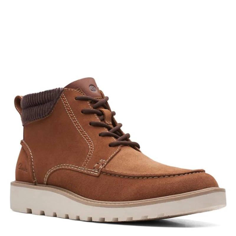 Clarks mens Boots Ankle Boot, Cola Suede, 11