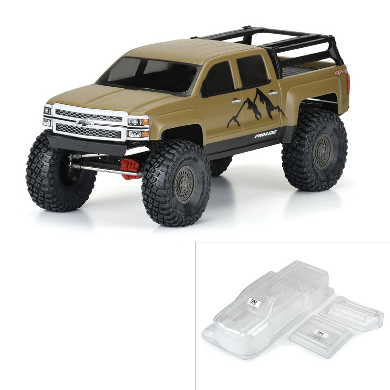 Pro-Line Racing 1/10 2015 Chevrolet Silverado Clear Body 13.9" WB PRO358500 Car/Truck Bodies Wings & Decals