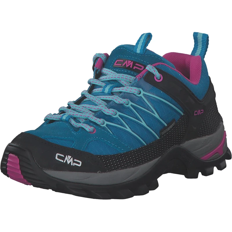 CMP Women's Rigel Low WMN Trekking Shoe WP, Hawaian Acqua, 4 UK
