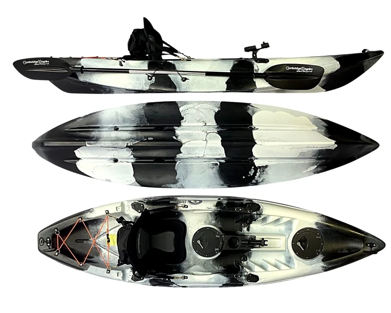 Cambridge Kayaks Zander Single Sit on Top kayak for Leisure and Fishing 13 Colour Choices