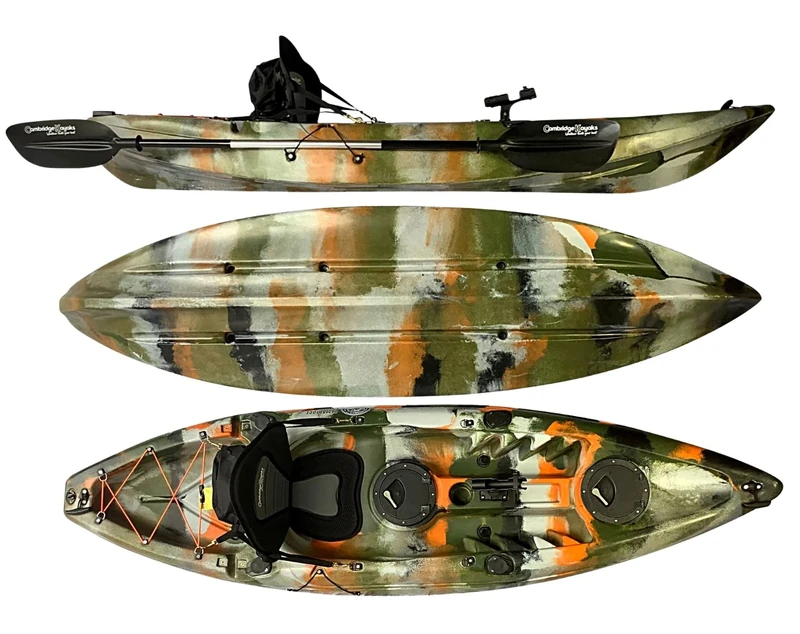 Cambridge Kayaks Zander Single Sit on Top kayak for Leisure and Fishing 13 Colour Choices