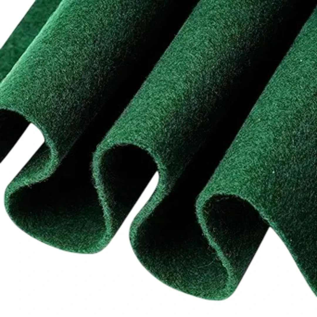 FabricLA Acrylic Felt Fabric | Soft, Non-Stiff Material | 72” Wide, 1.6mm Thick | Felt by The Yard for Crafts, Sewing, Padding & DIY Projects | 20 Yard (Hunter Green A40)
