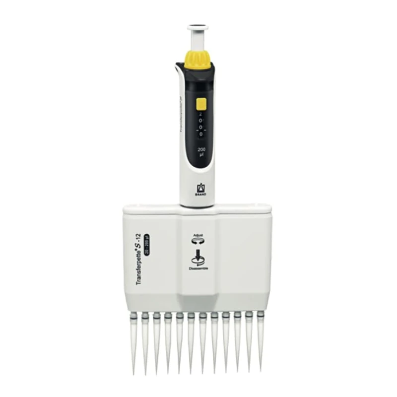 neoLab BN-2683 Transfer Pette with Accessories, S-12, Variable, DE-M, CE-IVD, 20-200μl Capacity