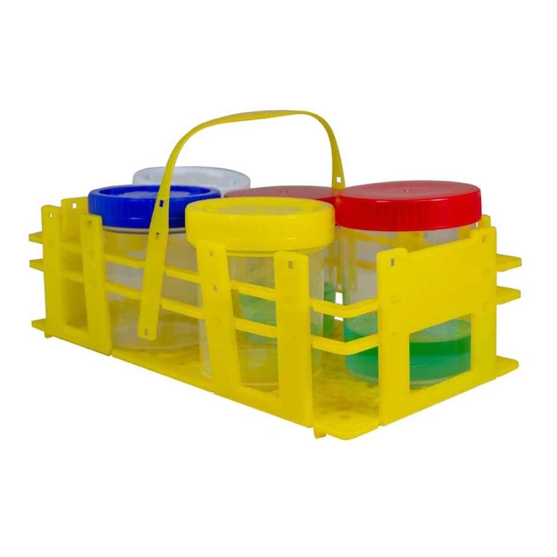 neoLab 6-2610 neoLabLine Multifunctional Shelf in Basket 70 mm Height x 120 mm Width Polypropylene Blue - Image 1