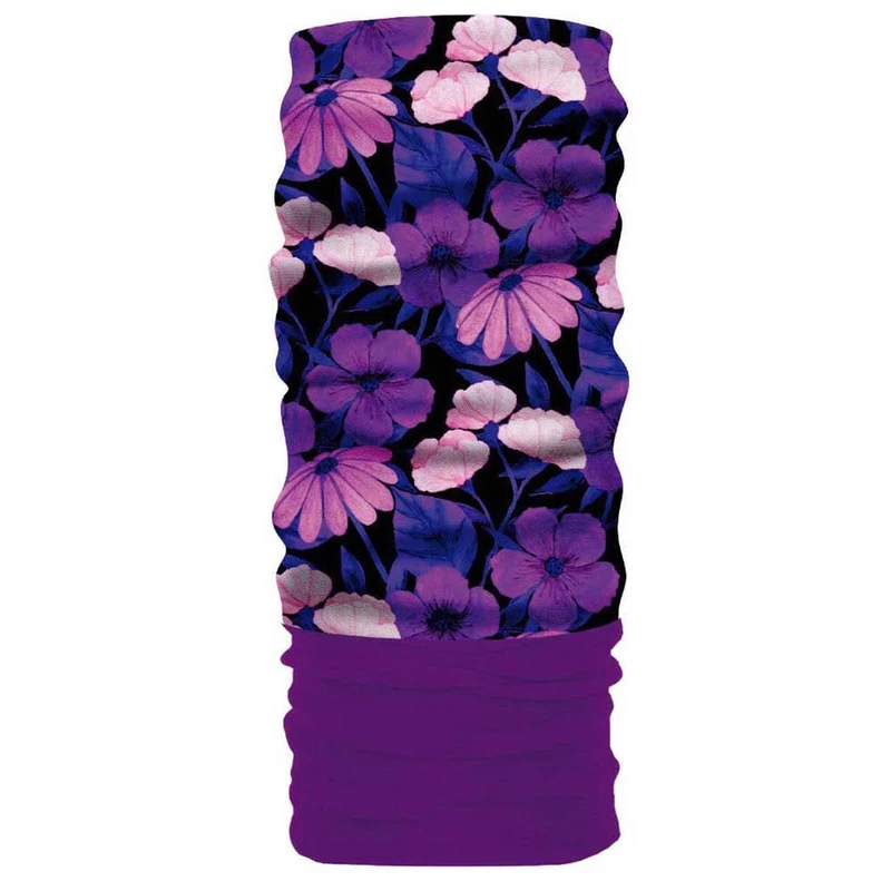 Matt Scarf Coolmax Pol.Flower Lilac Size
