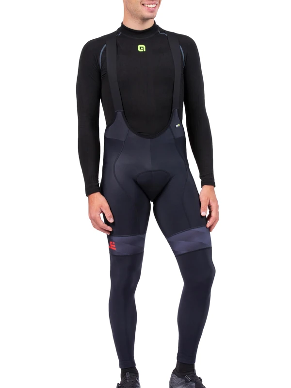Alé Men's PR.R Mild Bib Tights, Black/Red, L