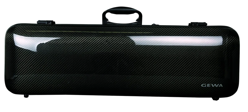 GEWA Double Case for 1 Violin and 1 Viola IDEA 3.2, Black/Black Carbon, Made in Germany
