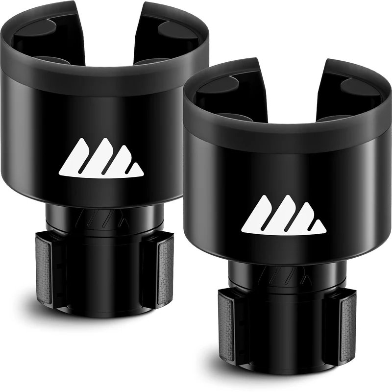 Integral Ultimate Expander Car Cup Holder Expander Adapter, Adjustable Base for Yeti Rambler Coffee Cups, 397/680/1020/1300ml Hydro Flasks, 36/38oz Bottles, 3.5-4" Bottles