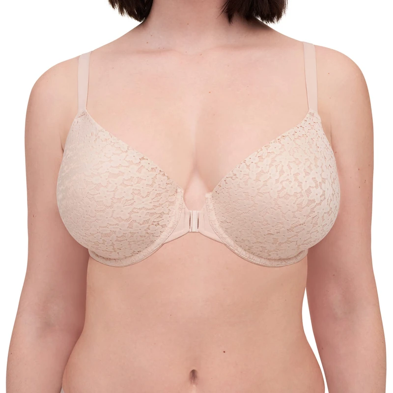 Chantelle Women's Norah Full-Coverage Front Closure Bra Molded, Rose, 40E