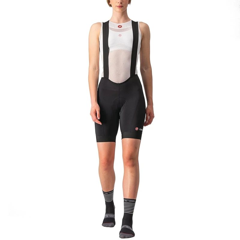 CASTELLI 4522048 ENDURANCE W BIBSHORT Women's Shorts Black White XS