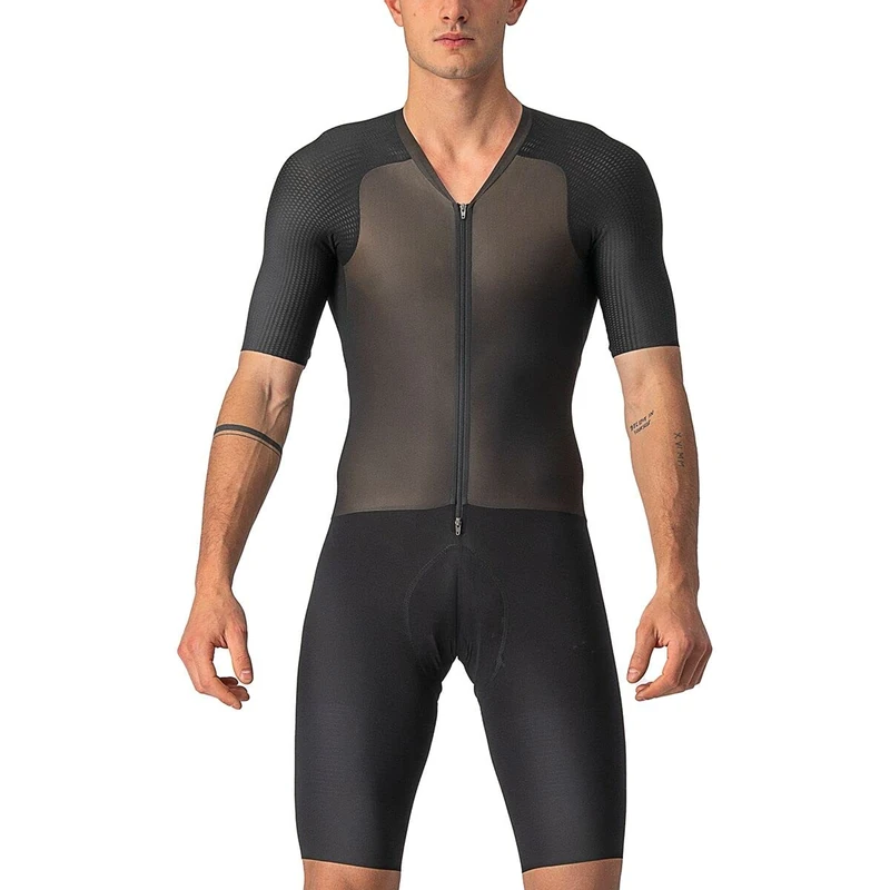 CASTELLI 4522004 BTW SPEED SUIT Men's Body Black White L