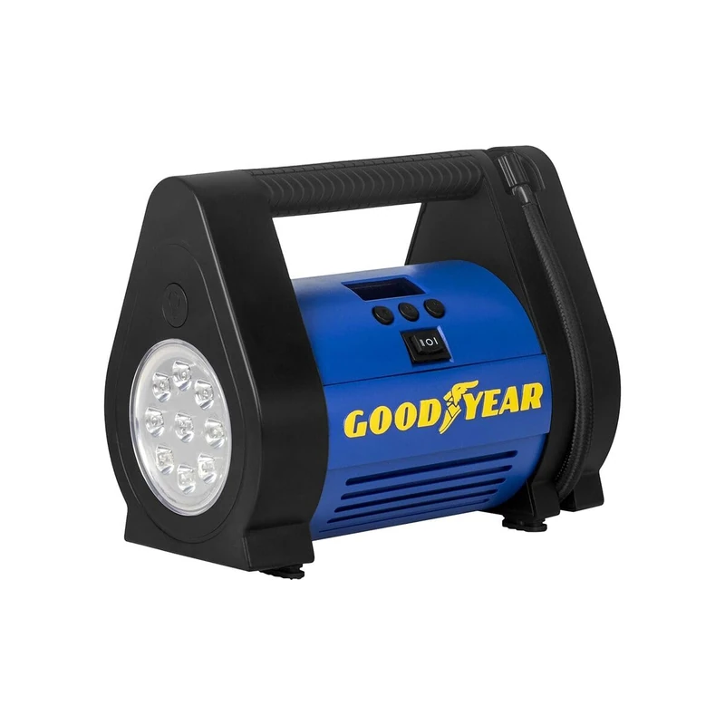 Goodyear 100 PSI Digital Compressor with 12V Connector Fast 6.5 Minute Rapid Inflate. - Image 1