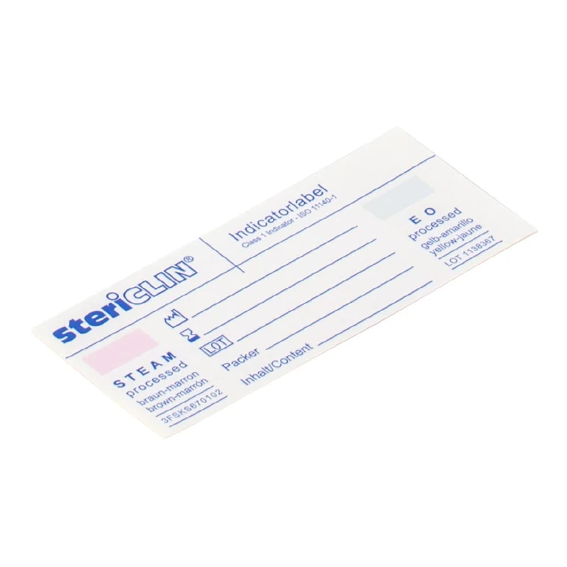 neoLab 2-0710 Double Self Adhesive Indicator Labels 80mm x 34mm x 80mm Pack of 250