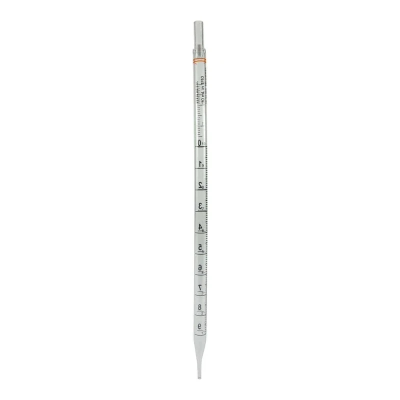 neoLab 4-0133 Moonlab Polystyrene Serological Pipettes, Individually Sterile Packed, 10 ml Volume, 320 mm Length, Transparent/Orange/Black, Pack of 200