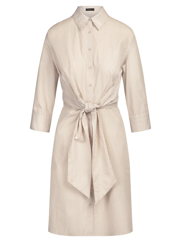 ApartFashion Ladies Shirt Blouse Dress, Beige/Cream, 36 EU, Beige/Cream, 10