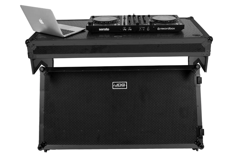 UDG Ultimate Flight Case Portable Z-Style DJ Table Black Plus (Wheels)