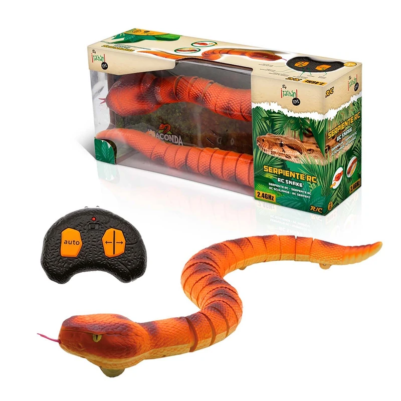 Tachan Realistic Remote Control Snake Toy with Moving Tongue