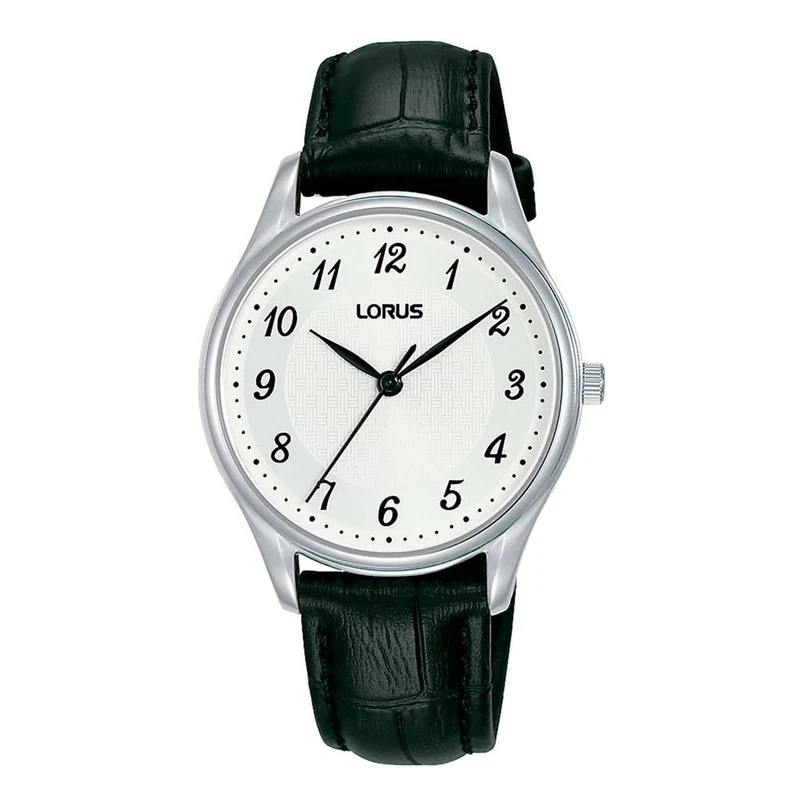 Lorus RG231UX9 Women's Analogue Quartz Watch with Leather Strap, Silver, Strap