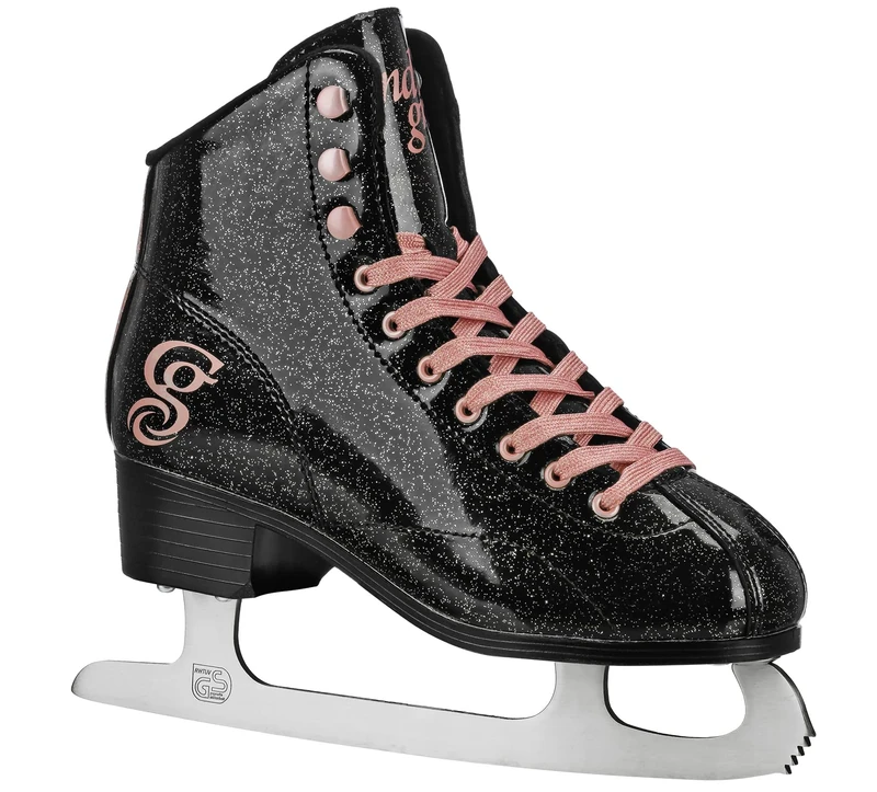 Lake Placid Candi GRL Sabina Women's Ice Skate Black/Rose Gold Size 7 - Image 1