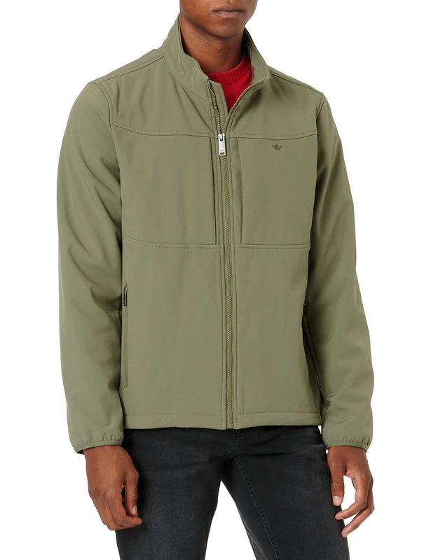 Dockers Men's Chest Yoke Softshell, Camouflage, L