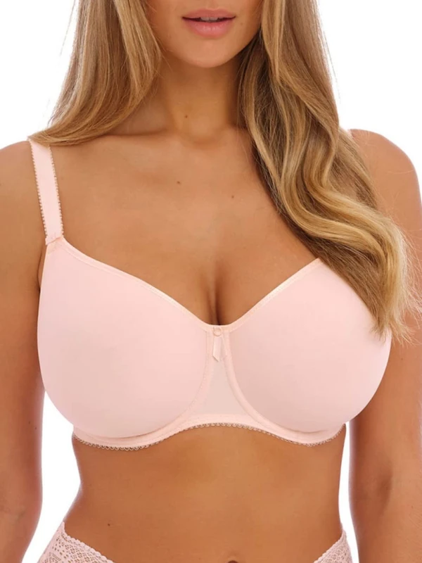 Fantasie Women's Rebecca Essentials Underwire Spacer T-Shirt Bra, Opaque, Blush, 40FF US