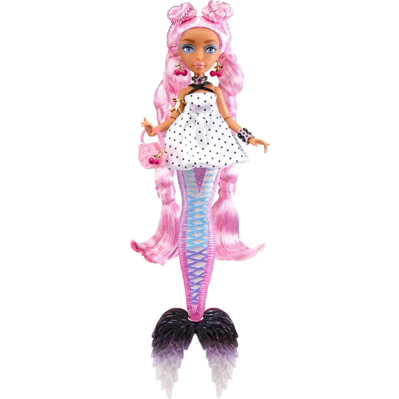 Mermaze Mermaidz Fashion Fins - Morra - Personalised Fashion Doll with Mix & Match Tails, Magic Fin and Makeup & Surprise Hair Colour - For Children and Collectors from 4 Years