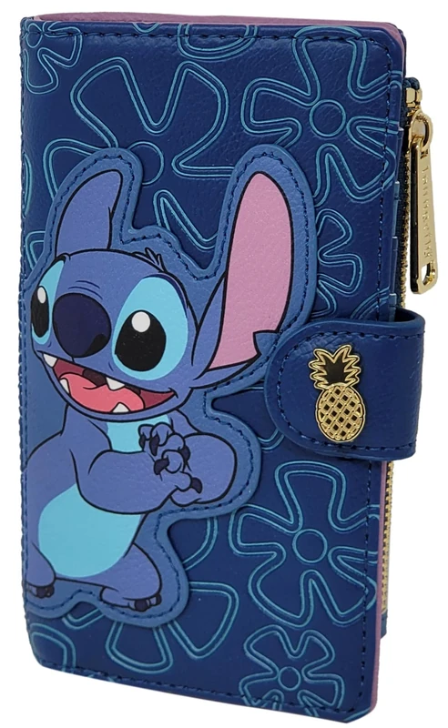Loungefly Disney Stitch Wallet Snap Flap Clutch, Multicolor