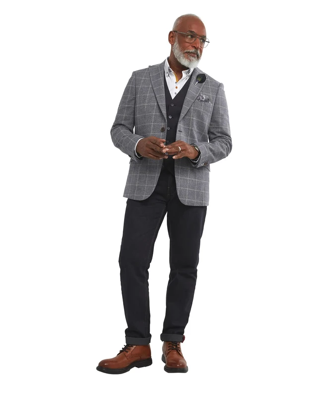 Joe Browns Charming Checked Blazer Jacket