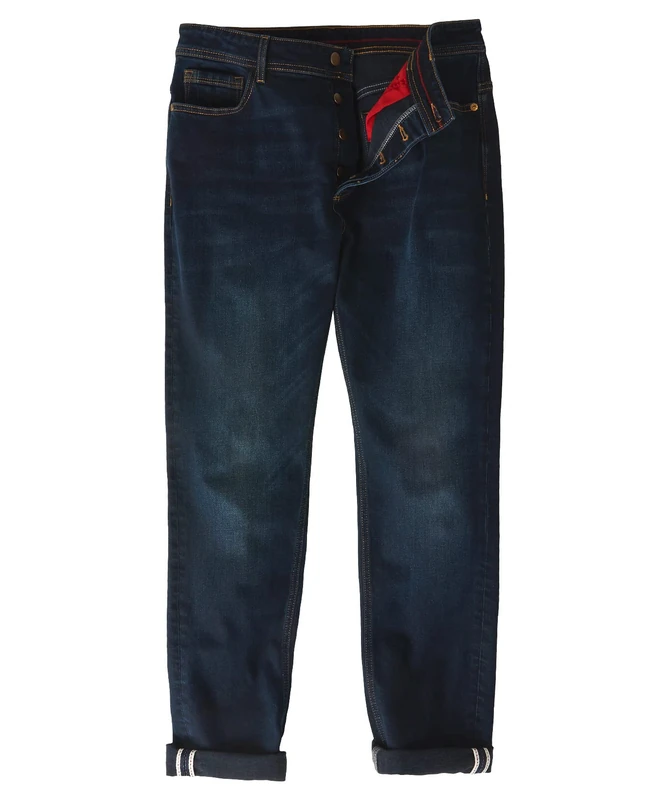 Joe Browns Men's Worker Slim Jeans, Rinse Wash, 38R
