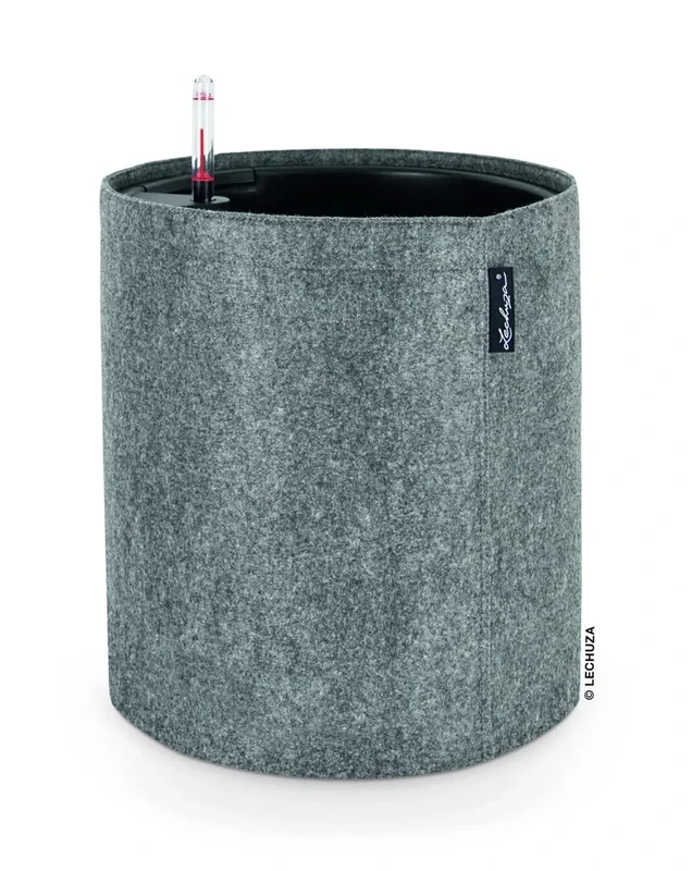 LECHUZA TRENDCOVER 32 Felt dark grey 14192
