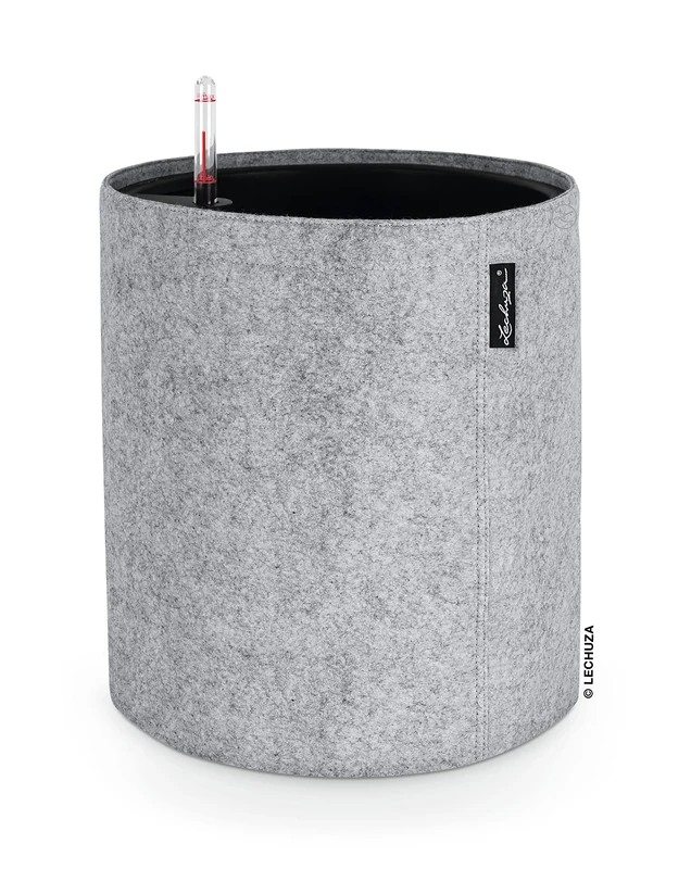 LECHUZA TRENDCOVER 32 Felt Light Grey 14193