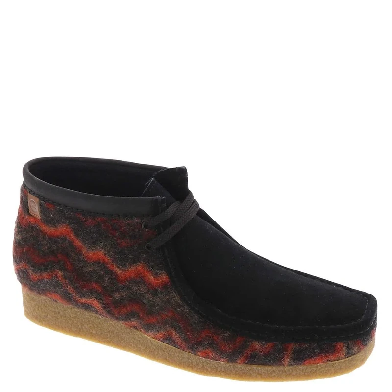 Clarks Men's Shacre Boot Ankle, Black Wool, 8 UK