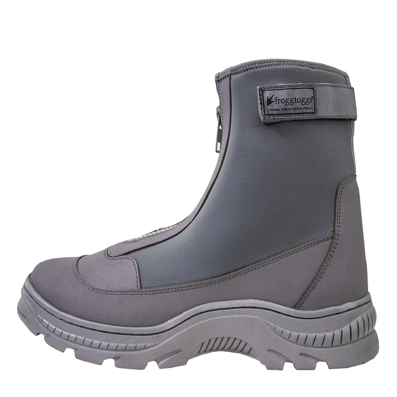 FROGG TOGGS Men's Aransas II Neoprene Surf & Sand Boot Boat Shoe, Gray, 13